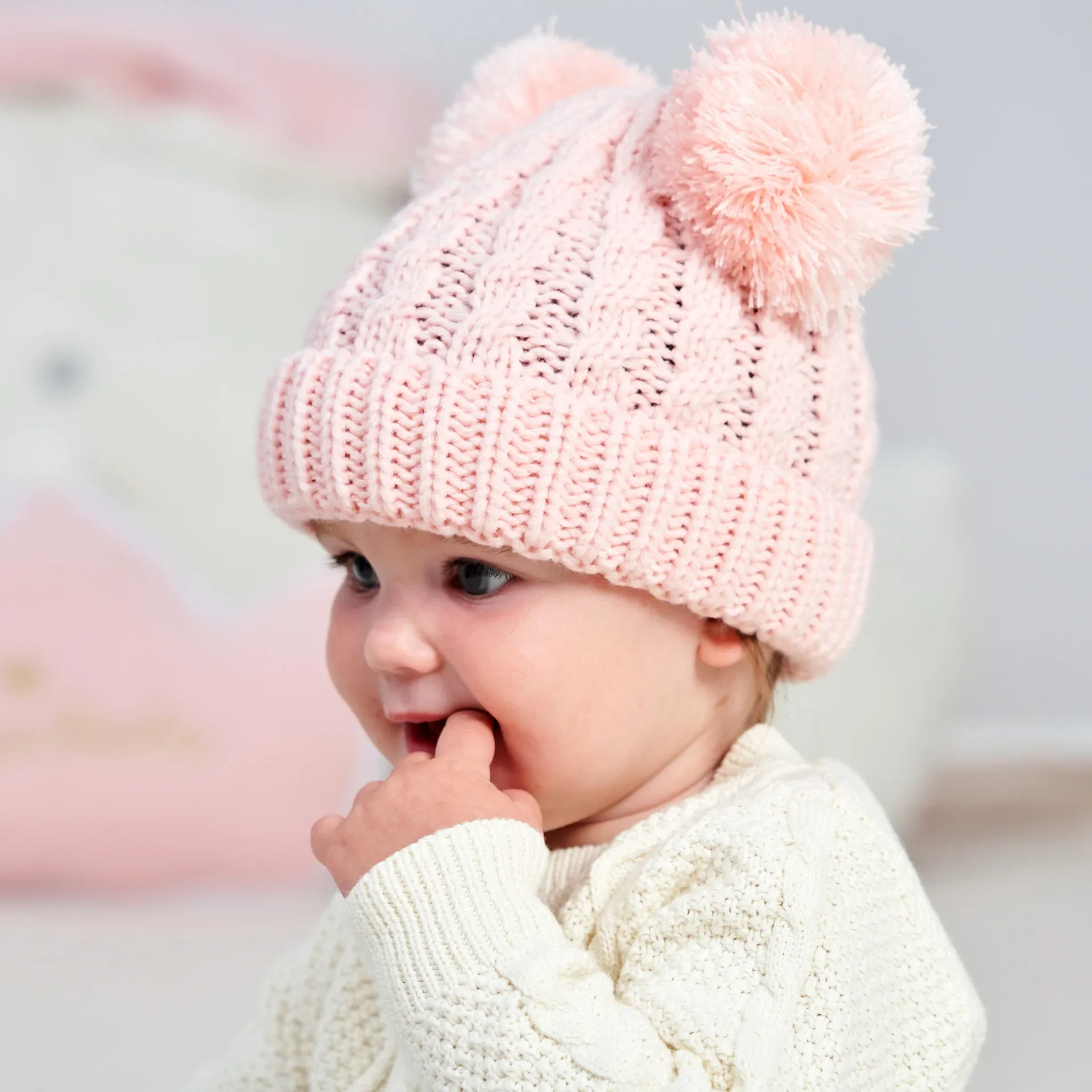 Autumn Winter Baby Hat for Girls Beanie Bonnet Kids - Image 4