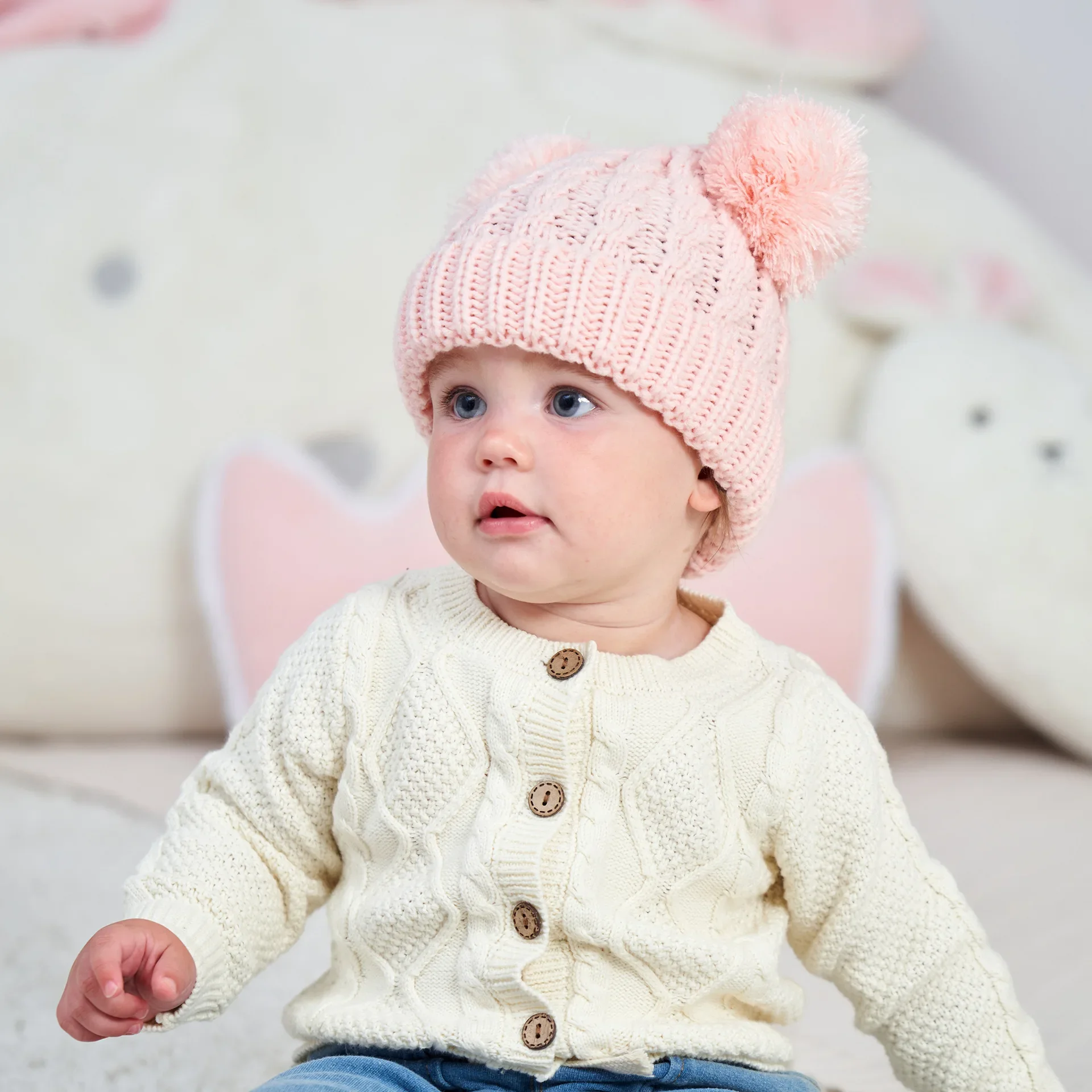 Autumn Winter Baby Hat for Girls Beanie Bonnet Kids - Image 5