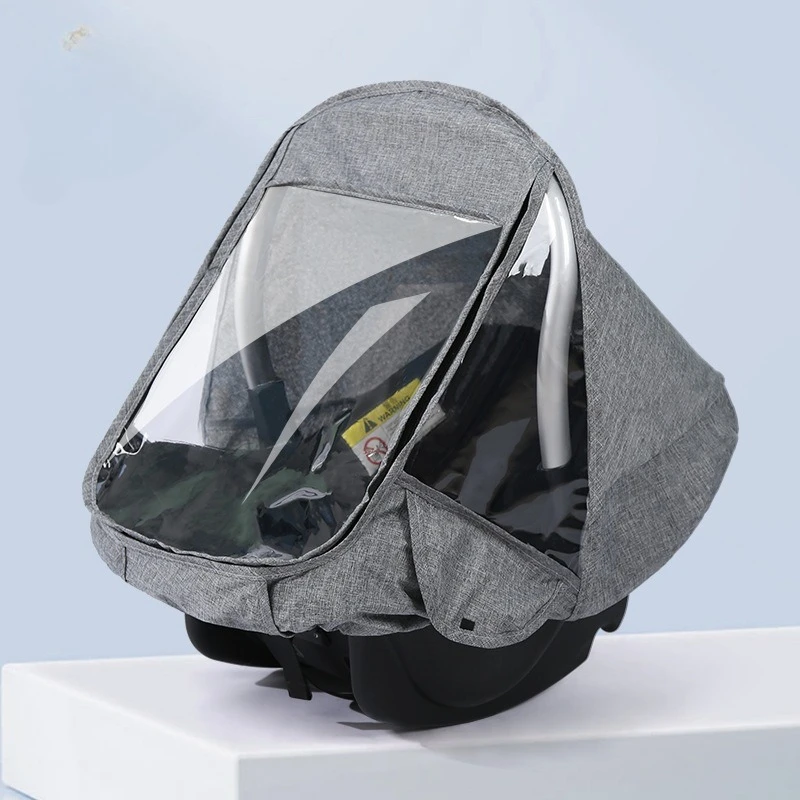 Baby Car Seat Canopy Safety Basket Cover Windproof