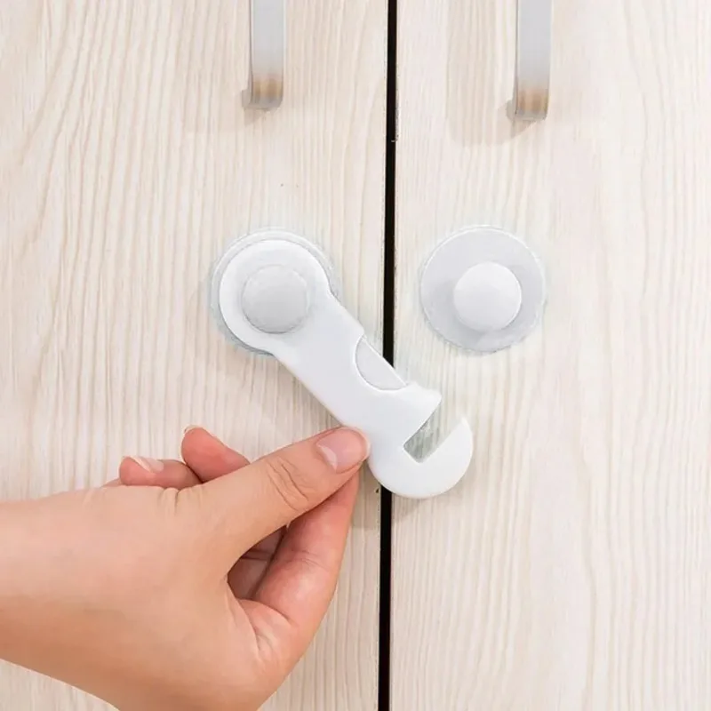 1PC Child Safety Cabinet Lock Baby Proof Security Protector Drawer Door Cabinet Lock Plastic Protection Kid Safety Door Lock