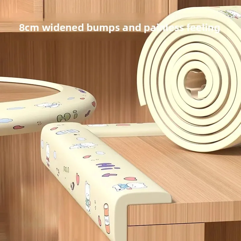 Children’s Anti-collision Angle Strip, Table Hemming Sticker, Safety Protective Cover, Silicone Protection, Soft Right Angle